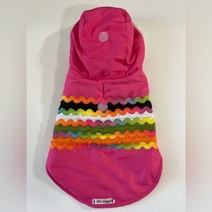 Rainbow RicRac Decorated Hooded Jacket.